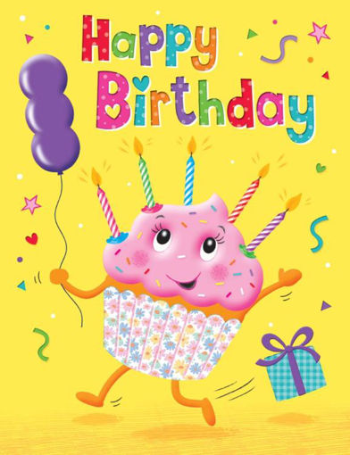 Picture of HAPPY BIRTHDAY CUPCAKE CARD
